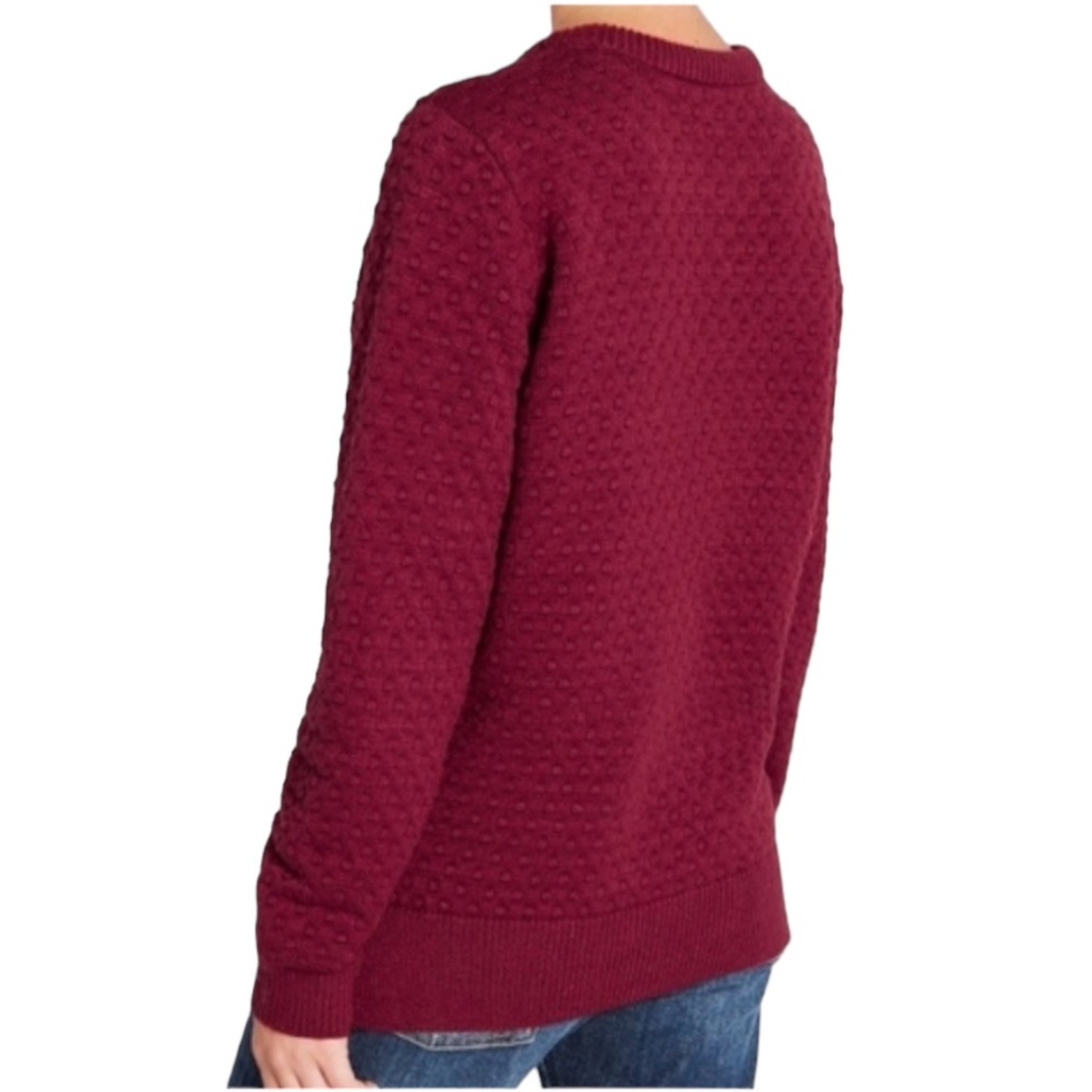 Modcloth Excellent Example Textured Sweater Red size XL - Picture 2 of 13
